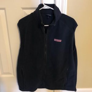 Vineyard Vines navy fleece vest like new